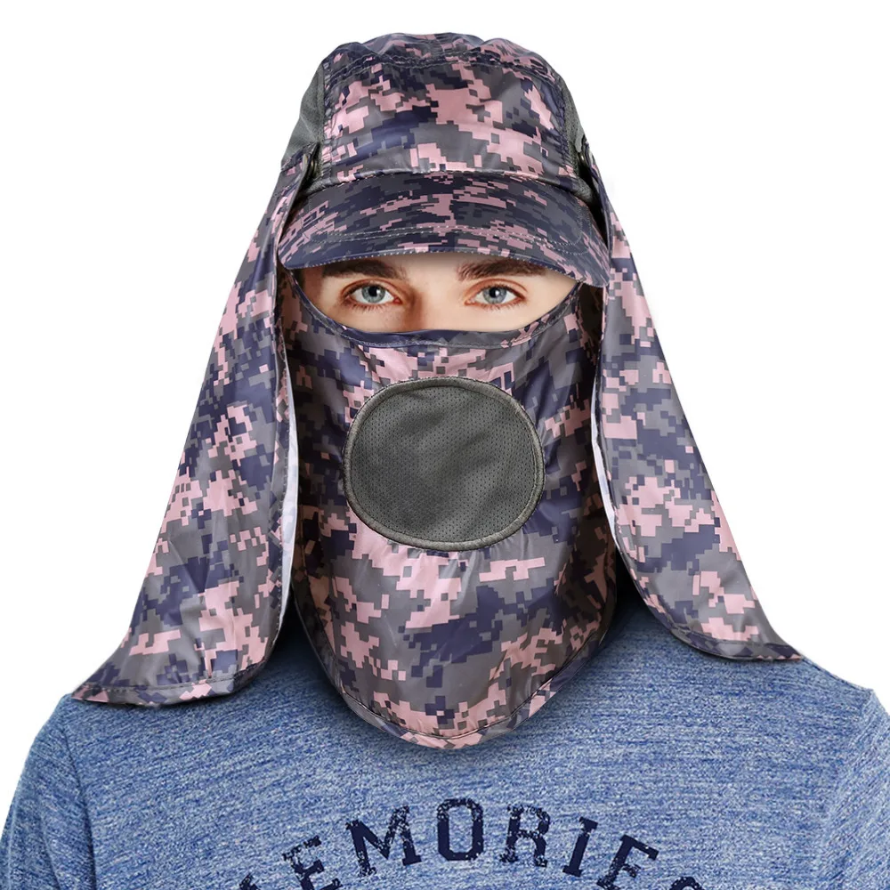 Vbiger Outdoor Sun Hat Cap Lightweight Sunproof Hat Adjustable