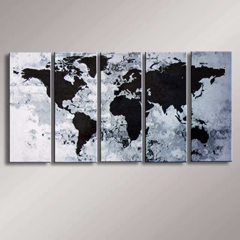 World Map Oil Painting World Map Painting Oil Painting 100% Hand Painted Modern Wall Art Painting  ,Abstract Oil Painting Wm 005|Hand Painted|Art Paintingoil Painting -  Aliexpress