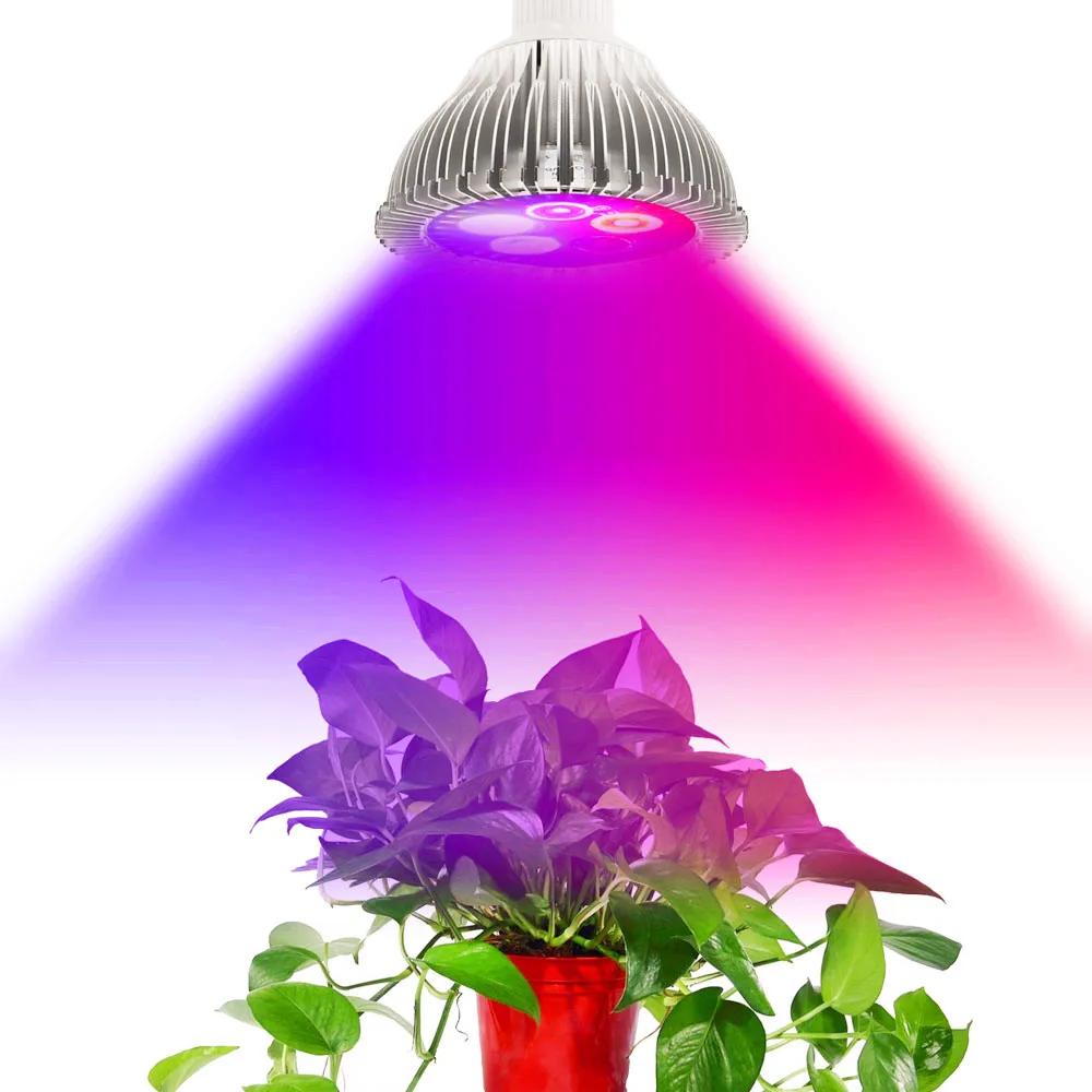 

[4/Pack] LED Grow Light E27 54W 45W 36W 27W 21W 15W Full Spectrum Plant Lamp for Garden Growth Flowering Hydroponics System