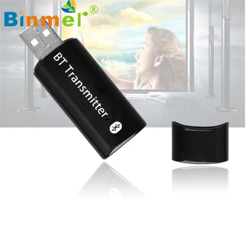 Binmer Bluetooth беспроводной динамик приемник беспроводной музыкальный передатчик USB мощность Bluetooth адаптер Sep 13