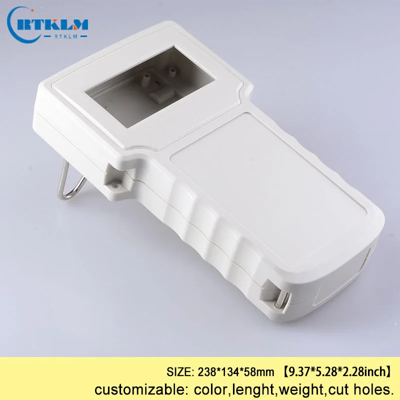 Handheld project enclosure box custom plastic electronic junction box ABS plastic enclosure handheld housing box 238*134*58mm Handheld project enclosure box custom plastic electronic junction box ABS plastic enclosure handheld housing box 238*134*58mm