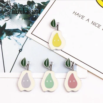 

Oil-Dripping Alloy Fruit Pendant 10pcs/lot For DIY Fashion Drop Earrings Jewelry Making Accessories