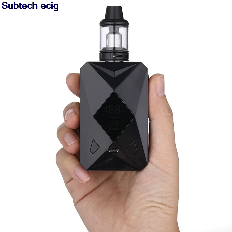 Оригинальный SUB два M6 100 Вт Box Mod Kit с 4 мл электронная сигарета распылитель 2600 мАч