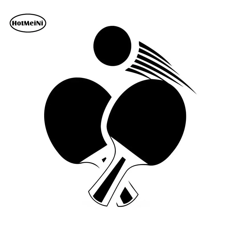 HotMeiNi Fashion Ping Pong Sport Vinyl Car Sticker For Window Bumper Laptop Kayak Waterproof 13*15.4cm | Автомобили и мотоциклы