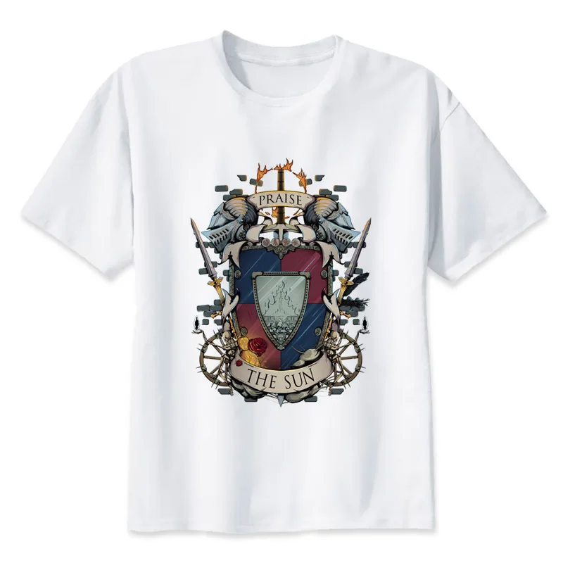 T-shirt Praise The Sun Men/'s White