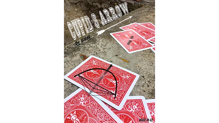 

Cupid's Arrow (Gimmicks and Online Instructions) by Olivier Pont Card Magic Tricks Close up Illusions Street Magician Fun