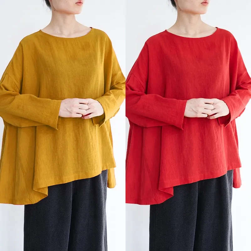 Women Blouses Shirts 2019 Baggy Summer Autumn Vintage