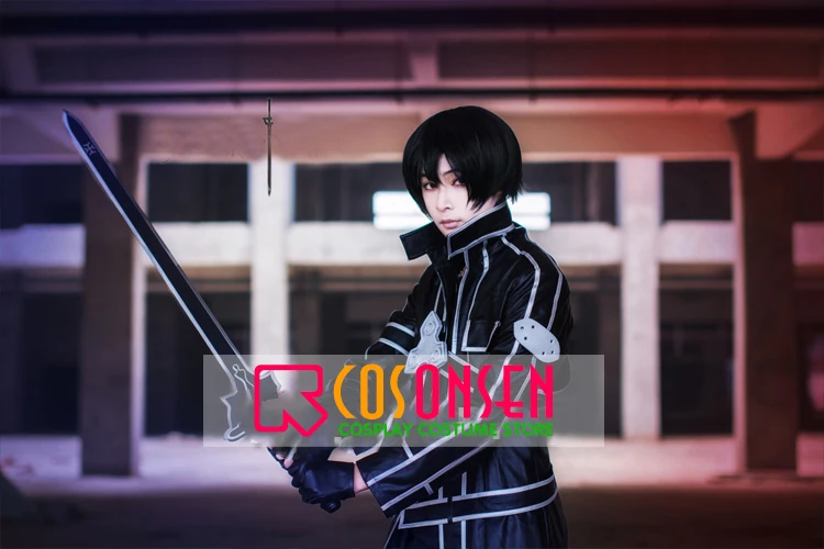 [Черная пятница] Горячая Аниме Sword Art Online костюм Кирито для косплея нарядное