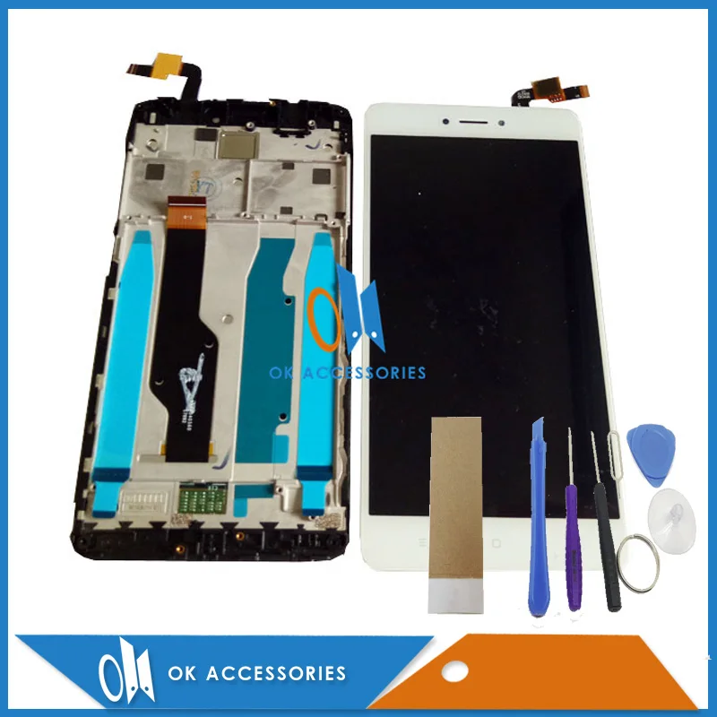 Black White Color For Xiaomi Redmi Note 4X Note 4 Global Version LCD Display Touch Screen