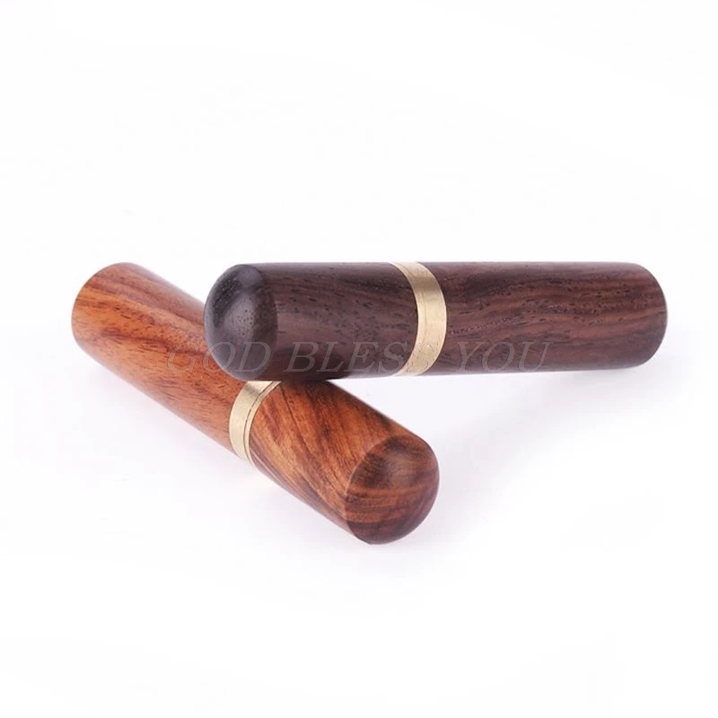 

Toothpick Bucket Rosewood Ebony Wood Toothpick Holder Tooth Pick Dispenser Box Hiking Portable Craft Handmade Gift