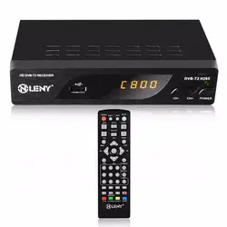 DVB-T2 H.265 Full HD 1080 P Высокое разрешение цифрового ресивера USB2.0 Порты и разъёмы с PVR Функция и внешние HDD черный ЕС