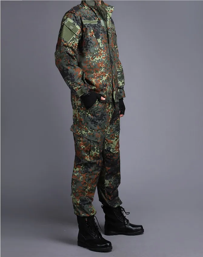 GERMAN ARMY WOODLAND CAMO Suit ACU BDU Military Camouflage Suit sets CS