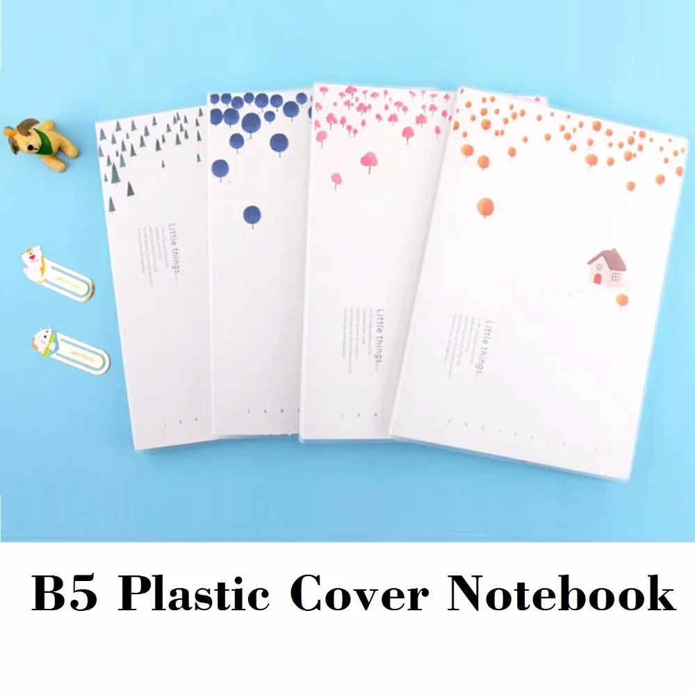 

B5 Little Things Notebook Softcover Note Book Lined Pages Cute School Supplies Best Gift 254*174mm, 80 sheets/ 160 pages