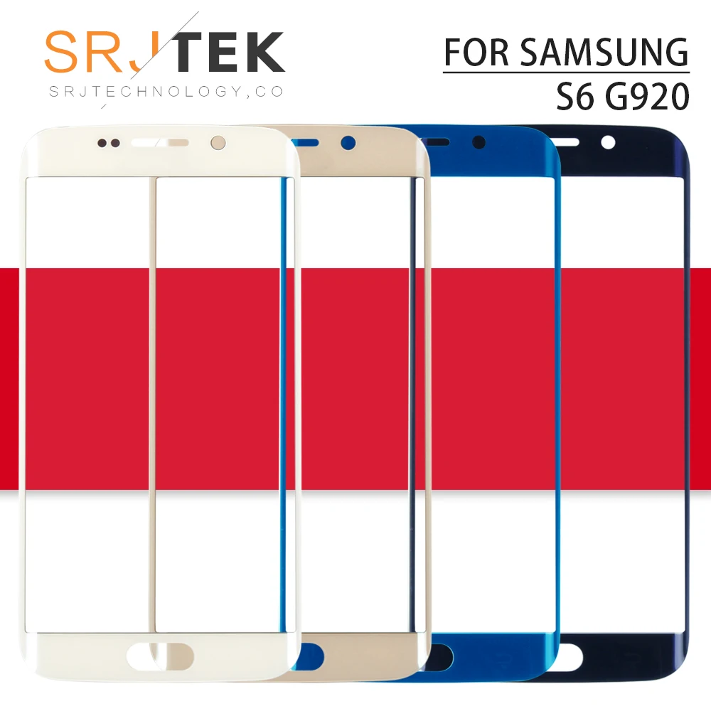 Для Samsung Galaxy S6 G920 внешнее стекло верх/передняя линза переднее покрытие экрана (без