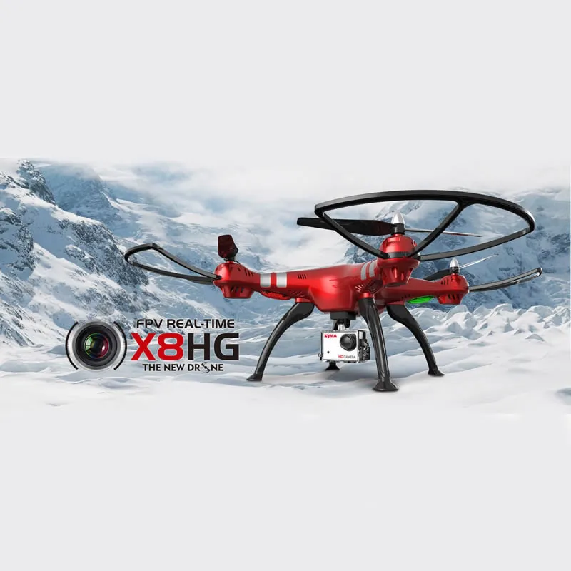 Syma X8HG RC Drone With Camera 1080P Professional Drones Can Carry SJ7000 Wifi Camera Big Quadcopter RC Helicopter VS MJX X101