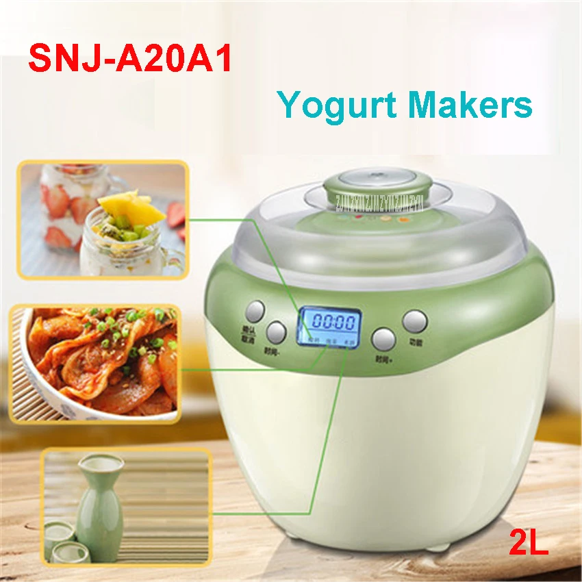 

SNJ-A20A1 220-240V High Quality Yogurt Makers Thermoregulator Multifunction Kitchen Appliance Yogurt 20W yogurt, rice wine, wine