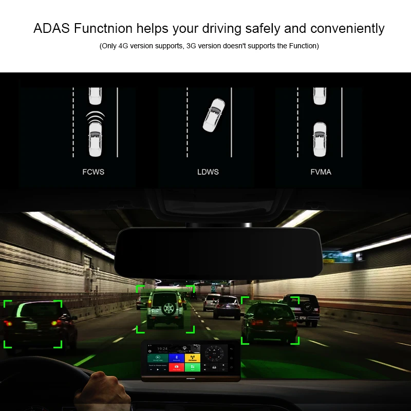 KEELEAD 4G Wifi Автомобильный видеорегистратор камера Android 5 1 GPS навигация ADAS удаленный
