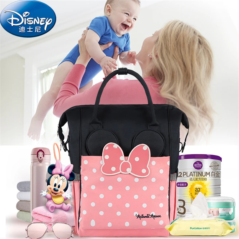 Disney Thermal Insulation Bag High capacity Baby Feeding Bottle Bags
