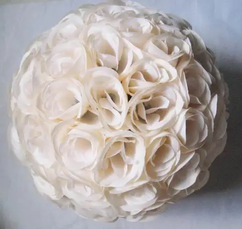 23colors 20cm/ 8 inch Wedding table centerpiece Decorations Silk Kissing Pomander rose Flowers Balls bouquet Free Shippi | Дом и сад