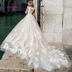 LEIYINXIANG 2019 Новое поступление свадебное платье невесты платье Vestido De Noiva Sereia Robe без спинки сексуальное бальное платье c аппликациями милое