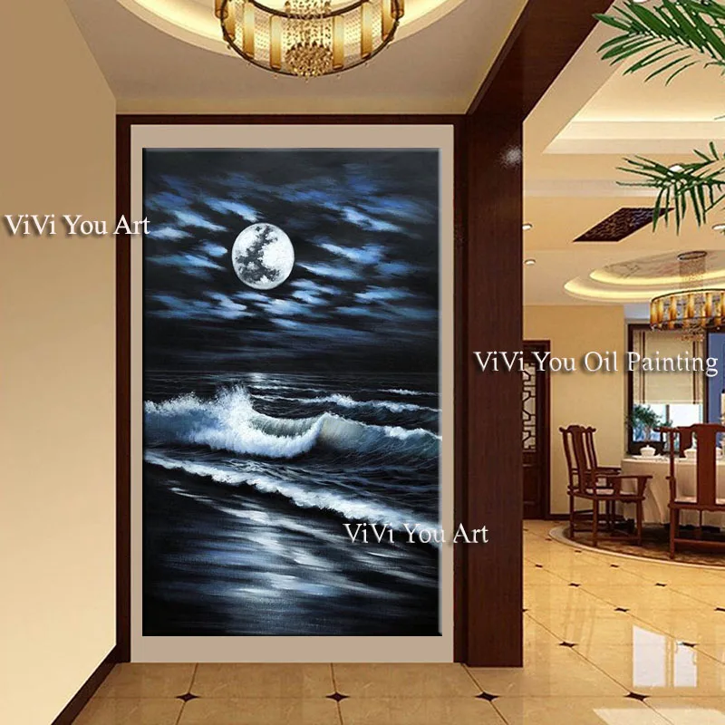 

Abstract Oil Paintings Sunrise Posters The Great Wave off Kanagawa Poster Popular Seascape Japanese Anime For Bedroom Decoration