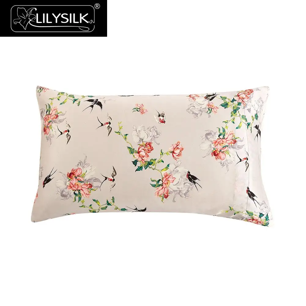 Lilysilk Pillowcase Envelope Closure 16 Momme Terse Silk 100 Pure