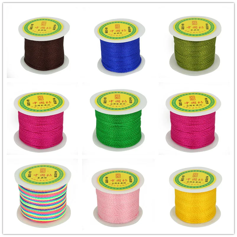 2mm 49yards/roll Colorful Cotton Thread For Sewing DIY Handmade Stitch