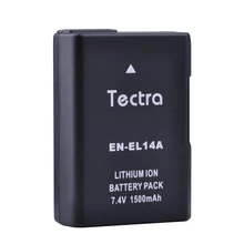 1500 mAh 1x EN-EL14 EN-EL14a Батарея для Nikon P7100 P7700 D3500 D3400 D3200 D3300 D5100 D5200 D5300 D5500 en el14 enel14 Батарея