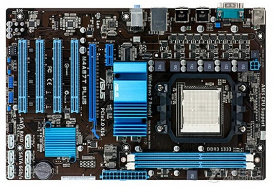 

original desktop motherboard for M4A87T PLUS DDR3  Socket AM3 support 8G RAM Free shipping