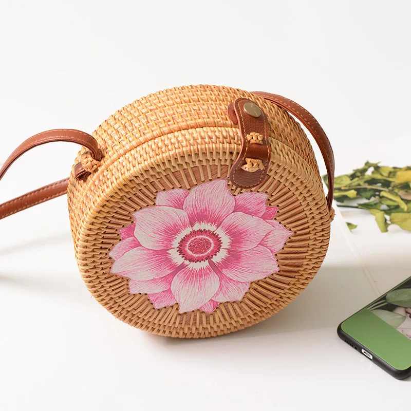women rattan bag