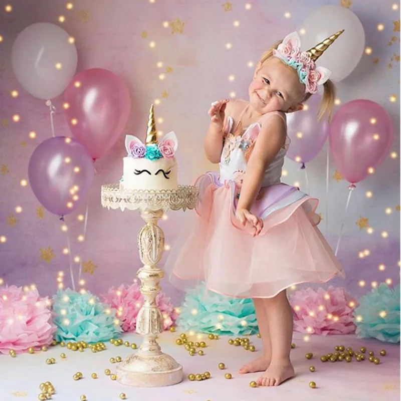 2018 Kids Summer Unicorn Dress for Girls Embroidery Flower Ball Gown Baby Girl Princess Dresses for Party Unicornio Costumes 2018 kids summer unicorn dress for girls embroidery flower ball gown baby girl princess dresses for party unicornio costumes