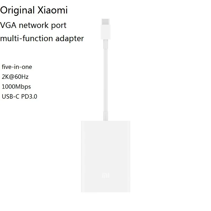 Оригинальный Xiaomi mi ноутбук Air USB C HD 4k 3 0 многофункциональный адаптер usb type PD 2