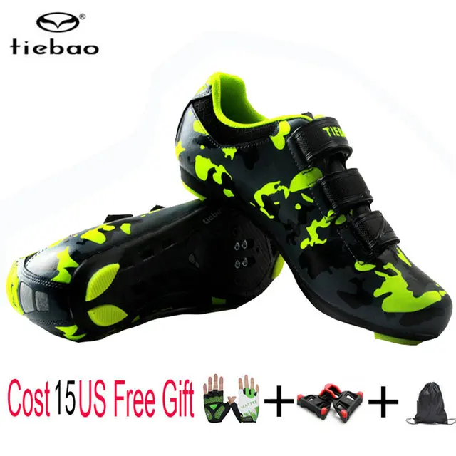 Tiebao профессиональная велосипедная обувь MTB велосипедная обувь для мужчин и женщин самоблокирующиеся гоночные спортивные кроссовки велосипедная обувь zapatos ciclismo - Цвет: as picture