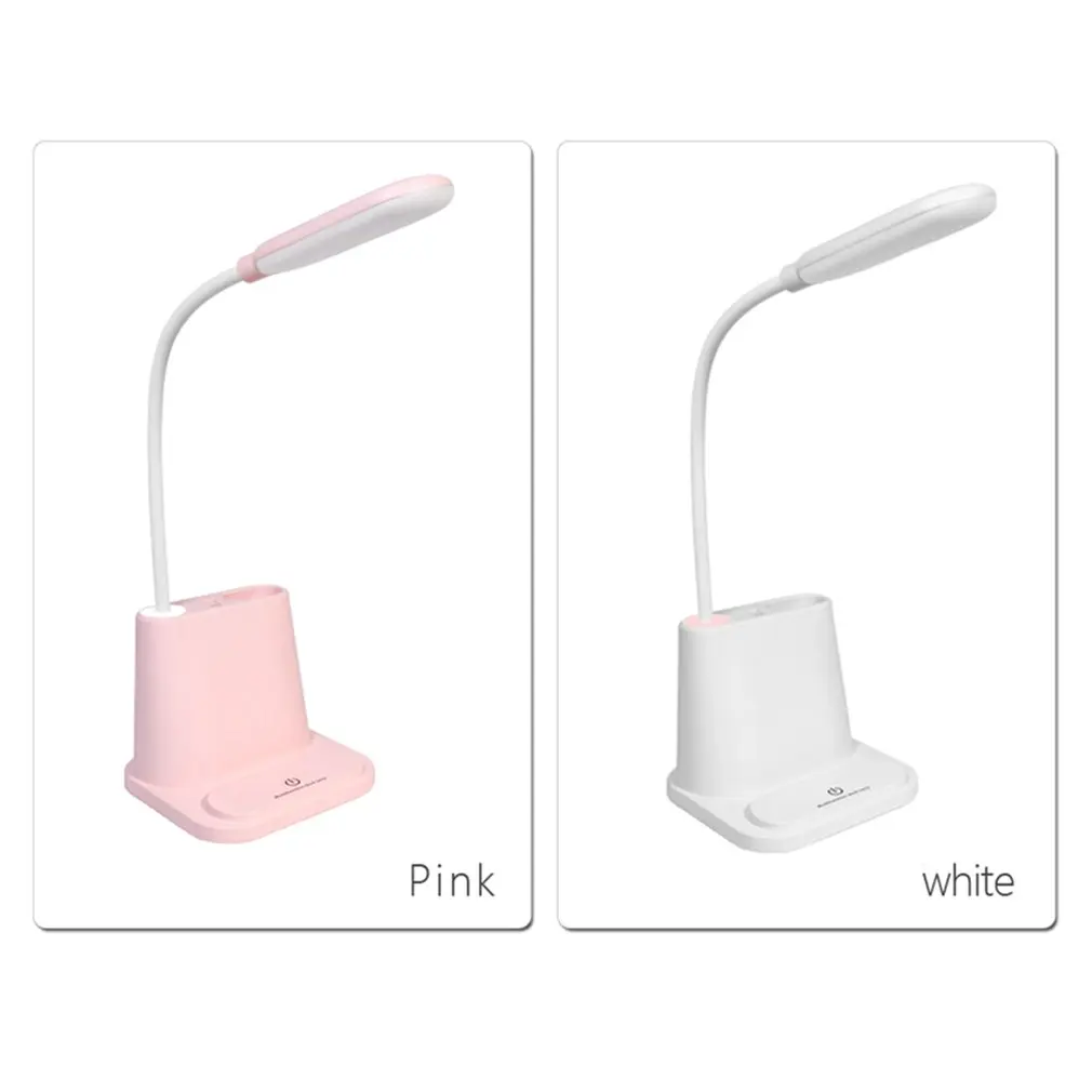 Led table Lamp Desk lamps USB Flexible Reading for Children With phone hoder Creative Intelligent Eye Protection Dormitory