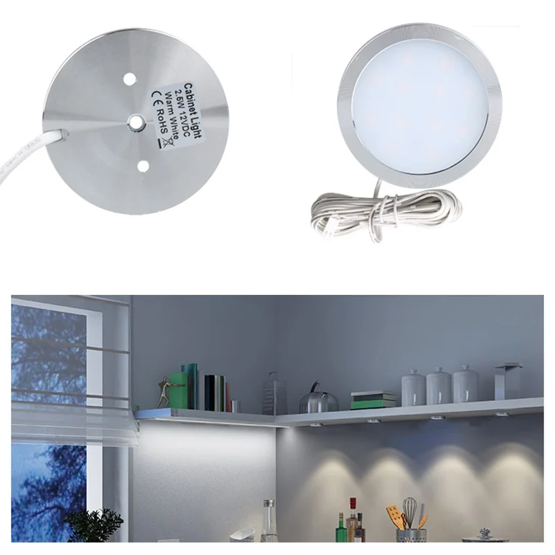 Ультра-яркий светодиодный светильник для шкафа, витрина, шкаф для шкафа, лампа для кухни, шайба, светильник для шкафа, ночной счетчик, светильник, лампы