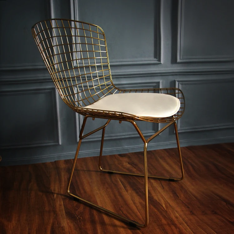 The hollow iron wire chair chair metal chair of modern minimalist