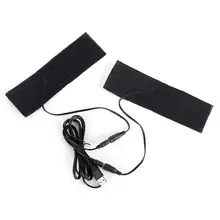 См 1 шт. 6 см x 20 см углеродное волокно с подогревом PadsWarm задняя Шея быстрый нагрев USB с подогревом куртка пальто жилет аксессуары