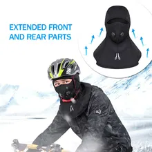 Мужская и женская маска для езды на велосипеде, водонепроницаемая флисовая крышка на голову, осенне-зимняя шапка для катания на коньках, моторная велосипедная походная Полнолицевая шапка