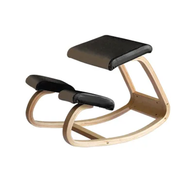 Ergonomic Kneeling Chair Stool Furniture Rocking Wooden Kneeling Computer Posture Chair Design correct posture anti-myopia chair Ergonomic Kneeling Chair Stool Furniture Rocking Wooden Kneeling Computer Posture Chair Design correct posture anti-myopia chair