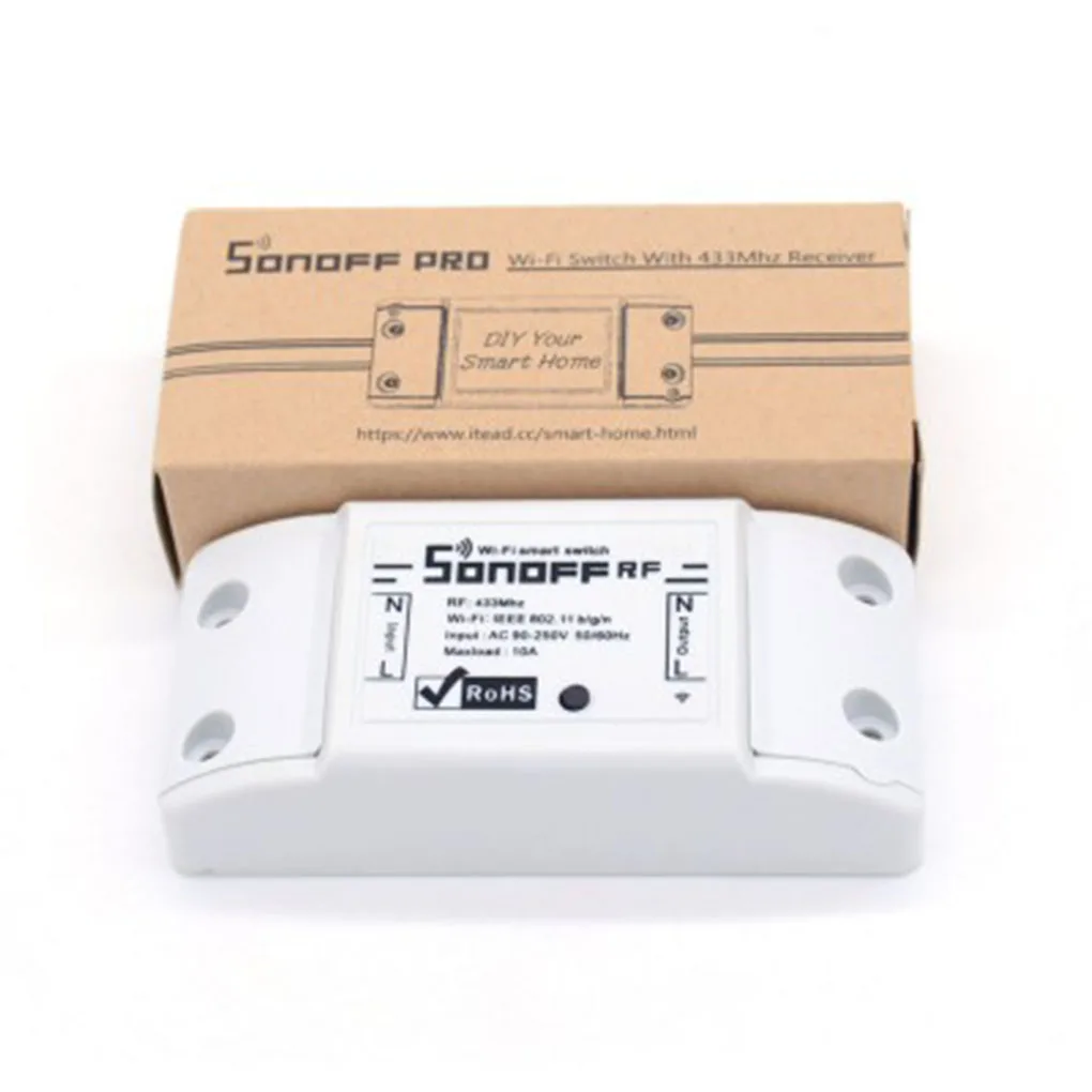 

ITEAD Sonoff 433Mhz RF WiFi Wireless Smart Switch Home With RF Receiver Remote Control Smart Timing Switch