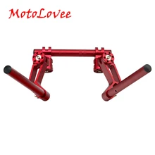 MotoLovee Мотоцикл с ЧПУ 22 мм Регулируемая рулевая Ручка Бар 7/" съемный руль системы Набор для 125cc Байк мотокросс