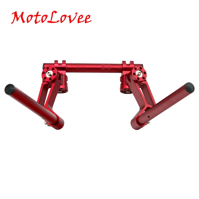 

MotoLovee Motorcycle CNC 22mm Adjustable Steering Handle Bar 7/8" Removable Handlebar System Set for 125cc Dirt Bike Motocross