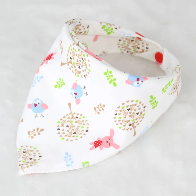 Детская шапка DreamShining нагрудники мультяшный фартук двухслойная мягкая хлопковая для новорожденных слюнявчик нагрудники детский шарф бандана детский слюнявчик полотенце - Цвет: D