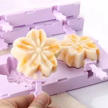 Формы для мороженого, силиконовые формы для приготовления мороженого, формы для мороженого с крышками и палочками, сделай сам, производитель мороженого для детей, комбо, мультяшная корова