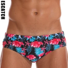 Escatch плавательные мужские трусы, брендовые плавки, купальник с принтом акулы, сексуальные, низкая талия, мужские плавки, спортивные, пляжная одежда, купальный костюм