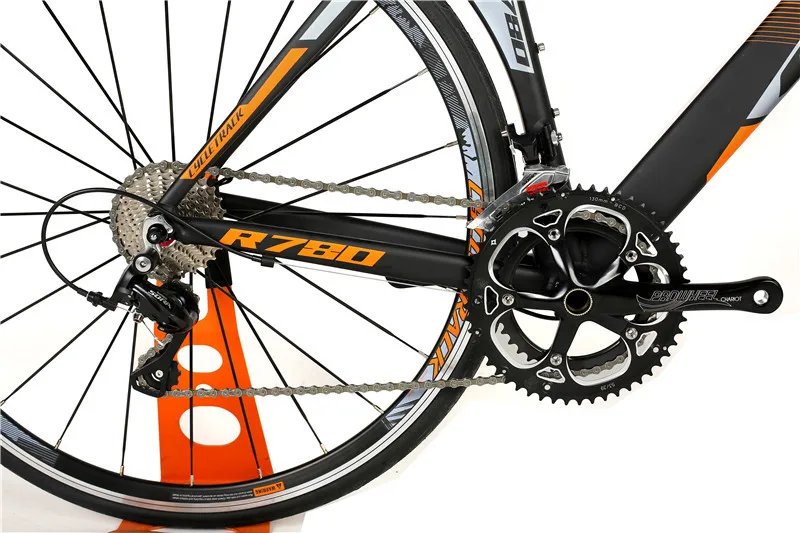 Richbit Ultra Light Вес road race велосипед 18 скоростей 9 Шестерни кассета углерода Волокно Вилы Shimano 3500 700C* 46 /48 см Рамки шоссейные велосипеды