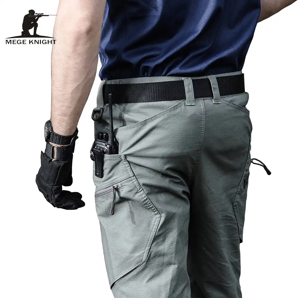 Mege calças militares do exército, calças táticas urbanas de combate, multi bolsos, únicas, casuais, tecido rasgado|pants ripstop|combat trousersmilitary army pants - AliExpress