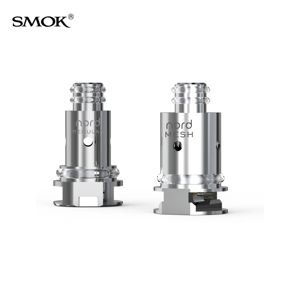 5 шт./лот, Новое поступление, катушка Smok Nord 1.4ом, Обычная Катушка 0.6ом, сетчатая катушка 3 мл, Nord картридж, Nord, керамическая катушка для Smok Nord, комплект