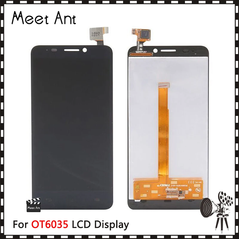 Высококачественный ЖК дисплей 5 0 ''для Alcatel One Touch Idol S 6035 OT6035 6035R 6035Y кодирующий