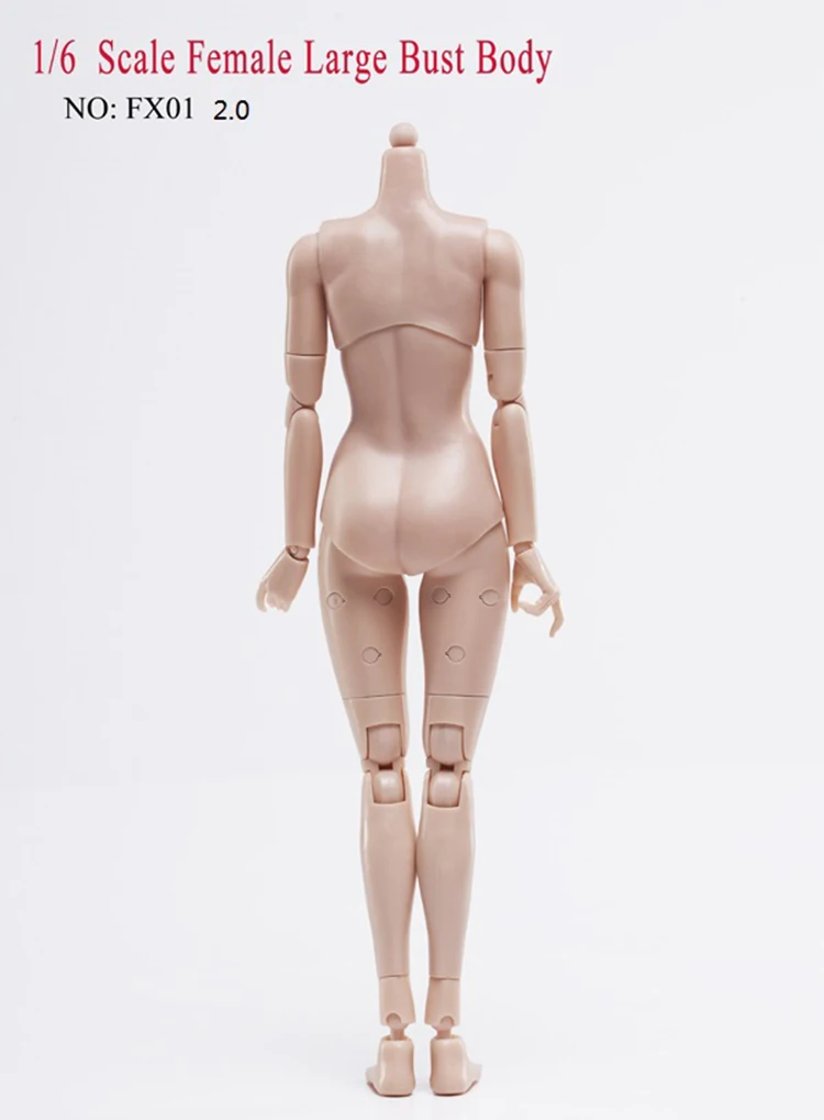 1/6 масштабная женская фигура модель тела средняя грудь FX02 розоватая/Европейская и американская/азиатская кожа модель для 1" фигурка куклы